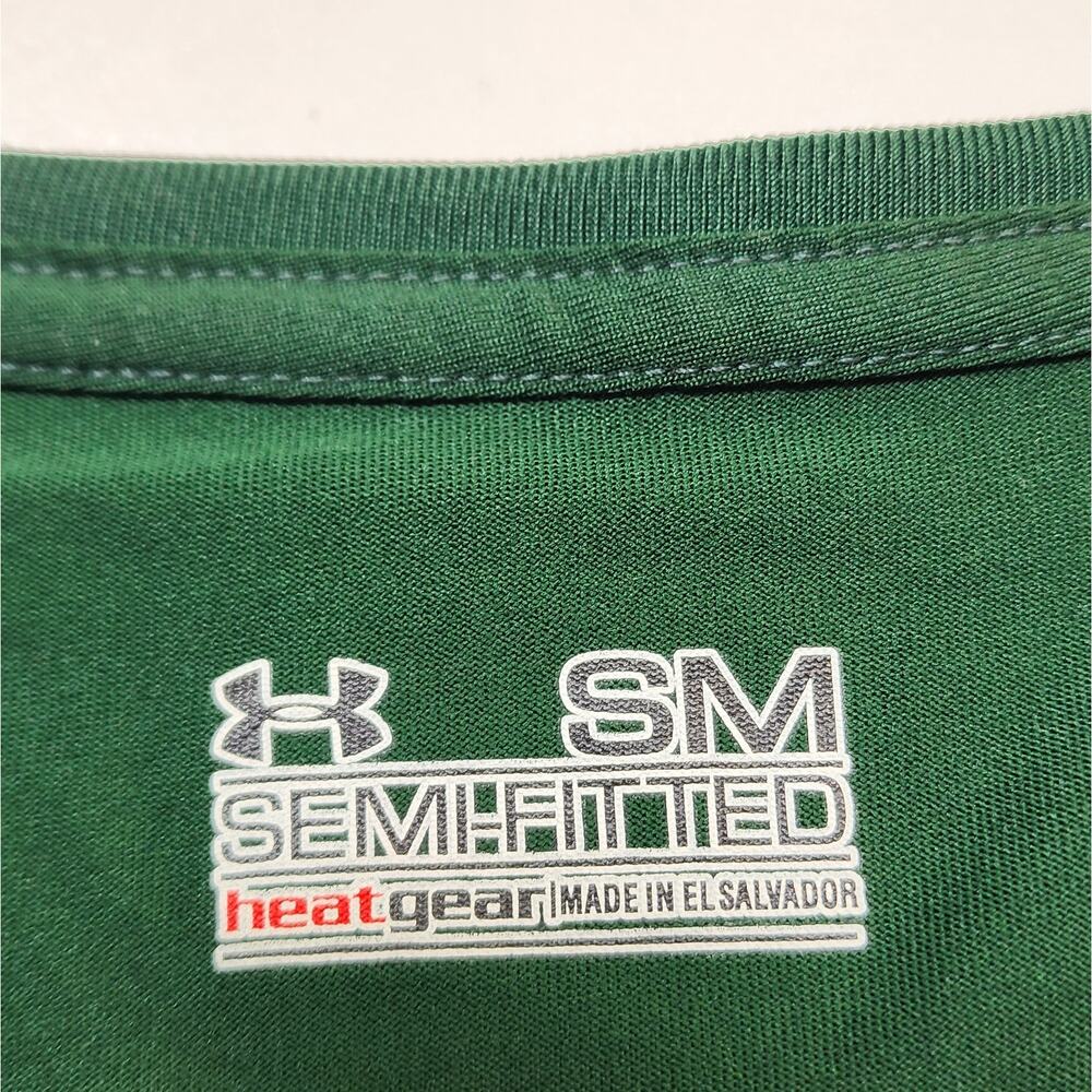 NWT Under Armour Women's Colorado State Rams Semi-Fitted T-Shirt Size S Green - Picture 2 of 7